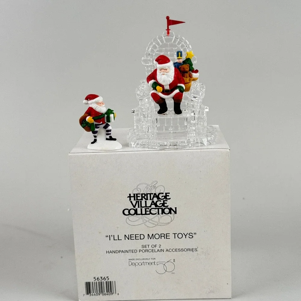 Dept 56 I'll Need More Toys Heritage Village New‎ Old Stock #56365