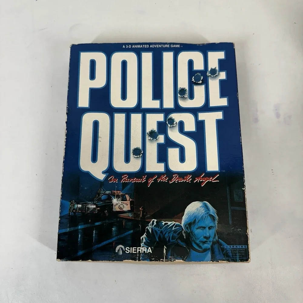 Police Quest Pursuit of Death Angel‎ (PC, US) Adventure Sierra Big Box NO DISCS