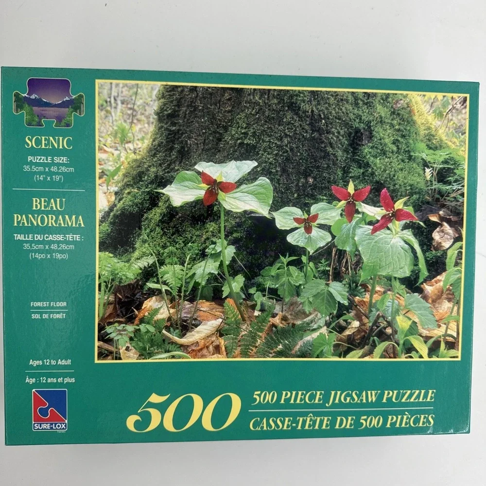 Sure-Lox Scenic 500‎ Piece Jigsaw Puzzle Forest Floor 14