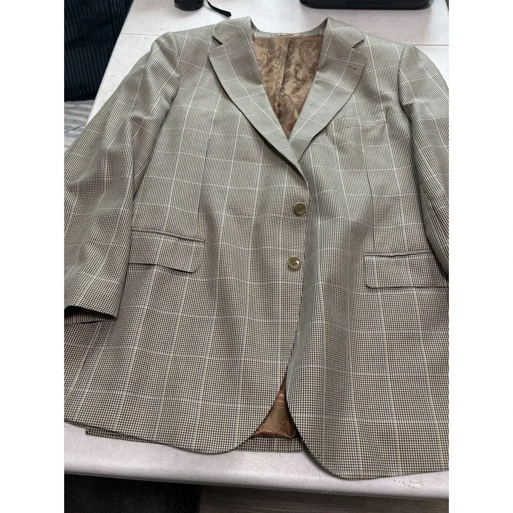VTG Striped Blazer‎ Custom Moda Domani Men's