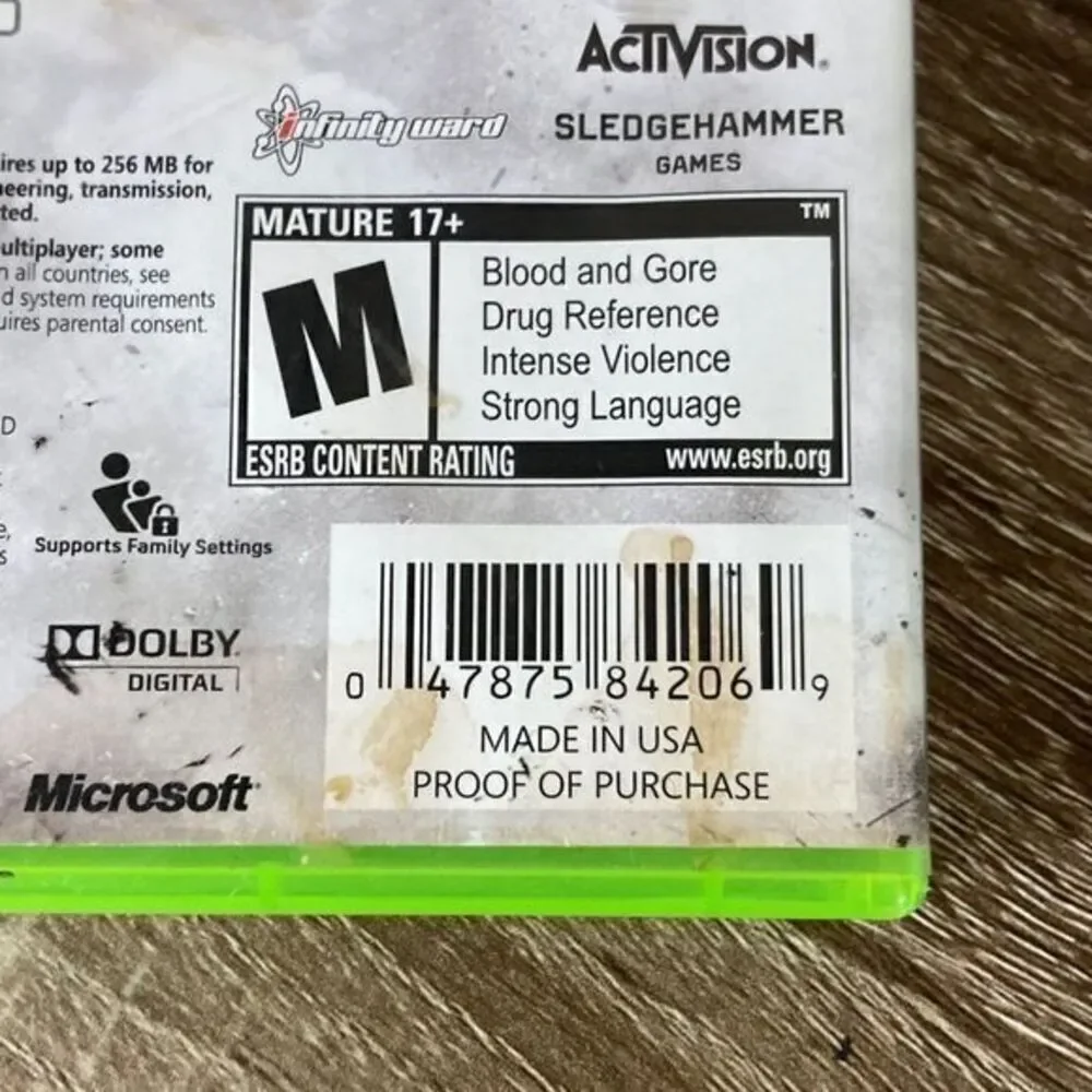 Xbox call duty