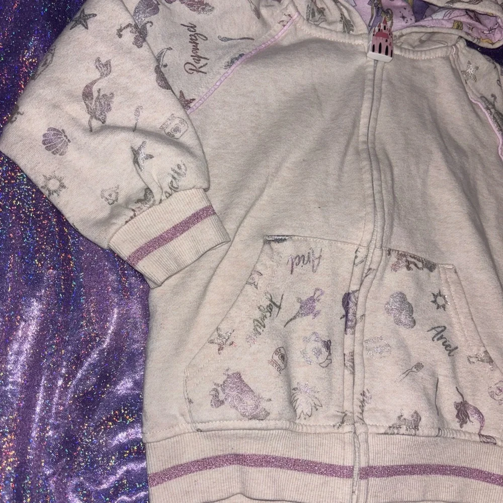 Kids Disney Princess Zip Up Hoodie