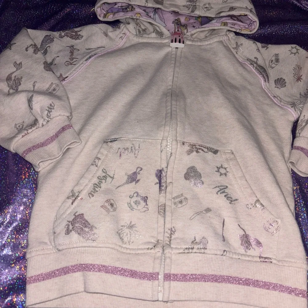 Kids Disney Princess Zip Up Hoodie