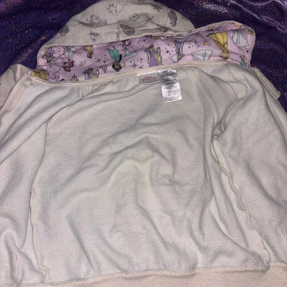 Kids Disney Princess Zip Up Hoodie