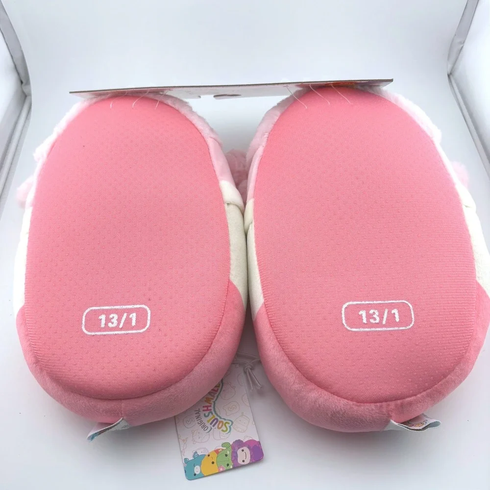 Squishmallows plush slippers