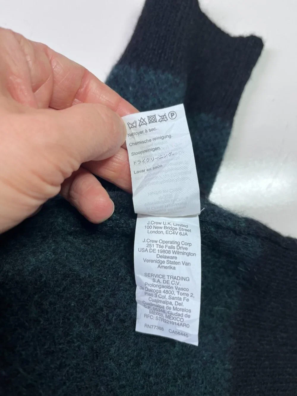 J. Crew gently pre