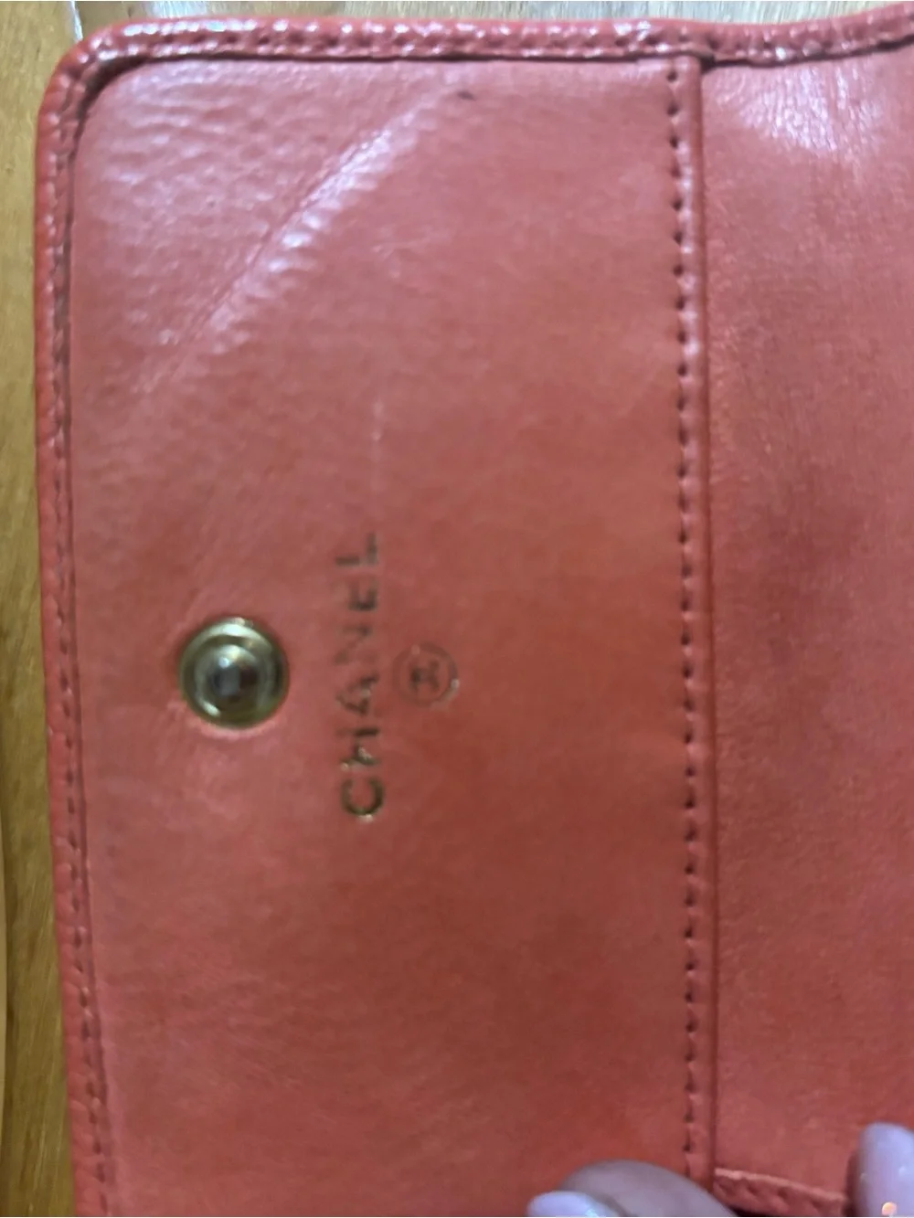 CHANEL stitched logo