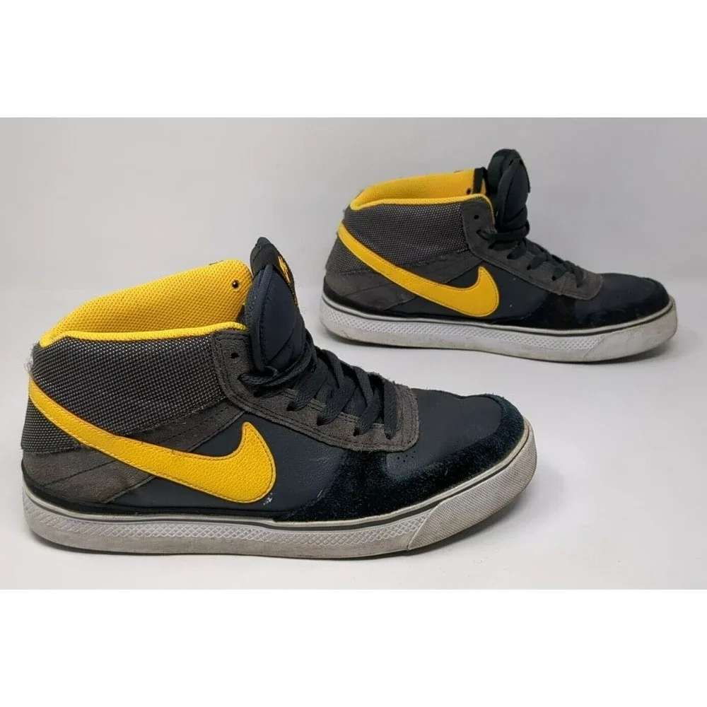 Nike Mavrk Mid 2 Size 8‎ Shoes Mens Gray Mango Laser Orange Sneakers 386611-080