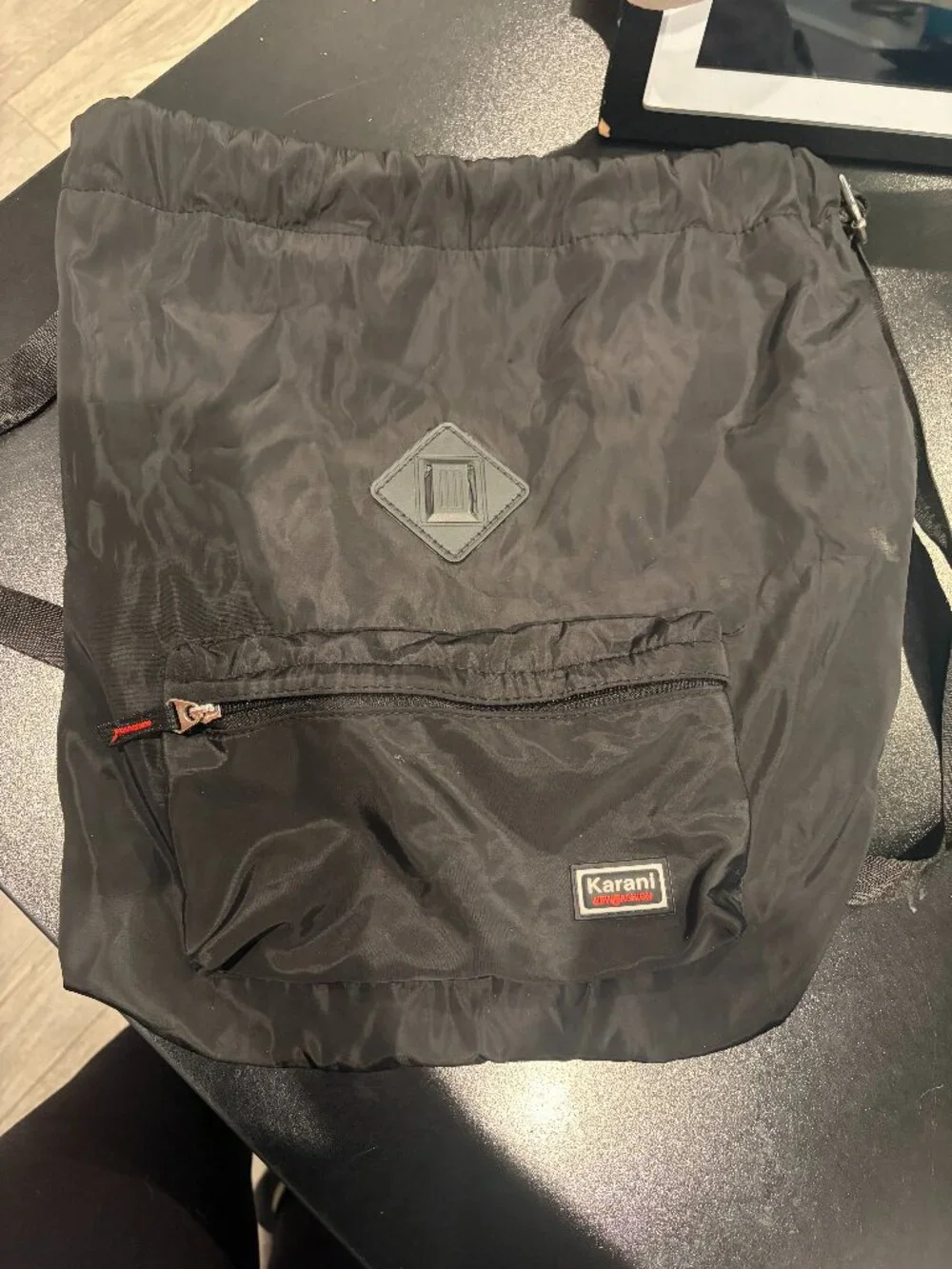 Karani New Fashion Solid Black Backpack Unisex
