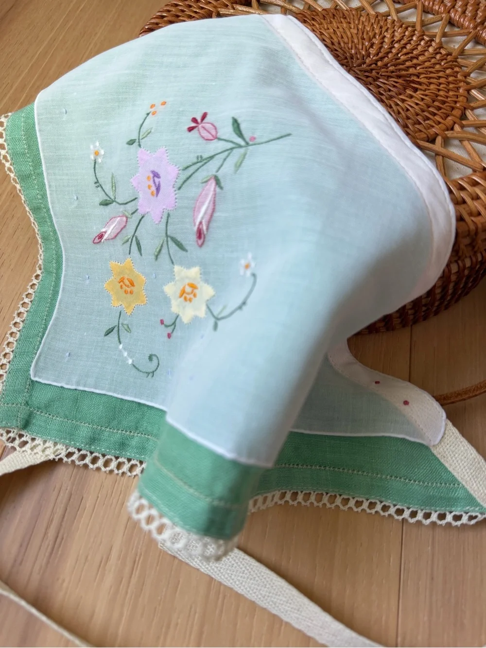 Handmade Linen Bandana Hair Scarf