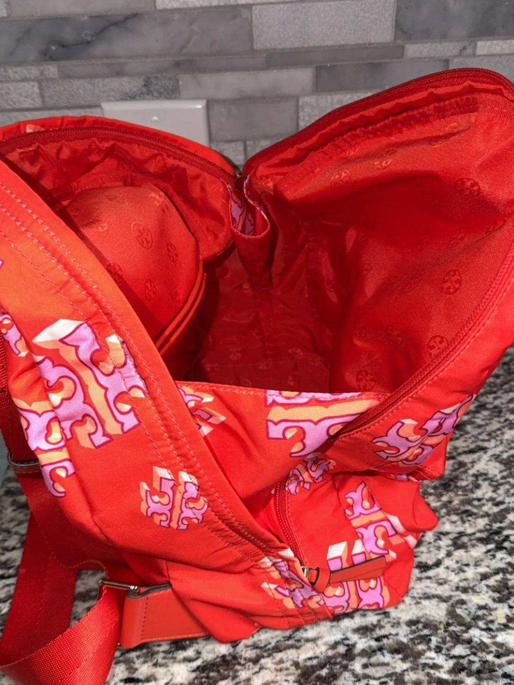 Tory Burch vibrant red