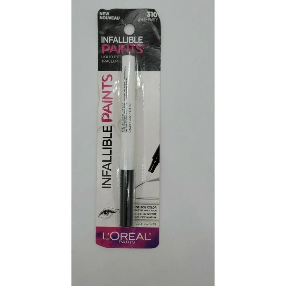 NEW L'Oreal Paris Infallible Paints Liquid Eyeliner‎ #310 White Party