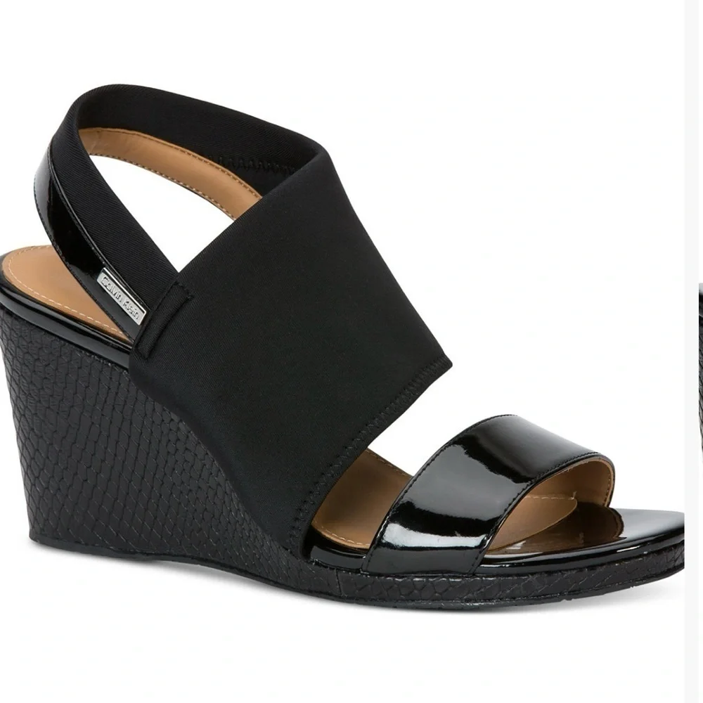 Calvin Klein Bryley Wedge Sandals 9