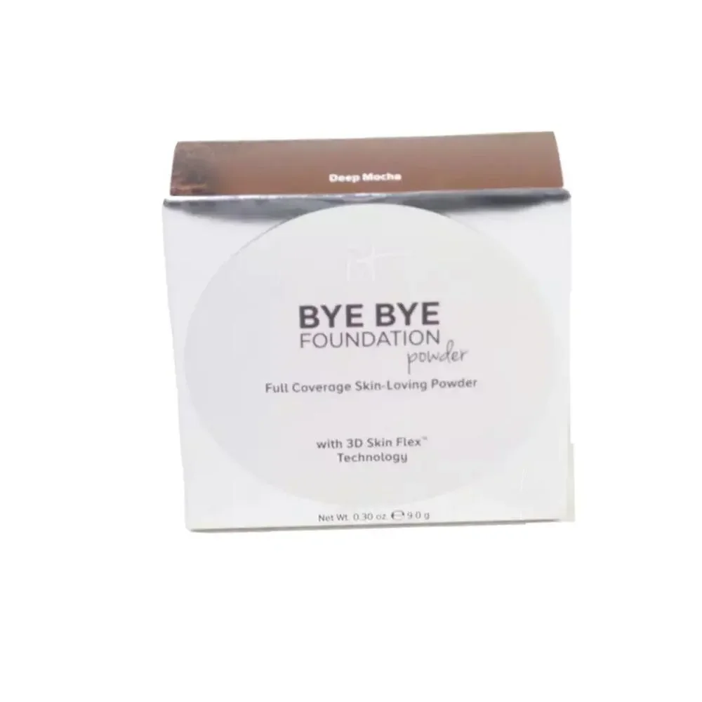 IT Cosmetics Bye Bye Foundation Hydrating‎ Powder Deep Mocha Full Coverage Skin