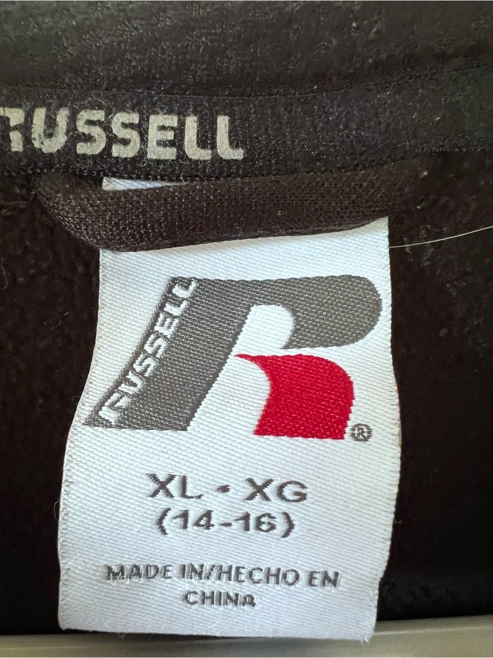 Russell Athletic lightweight zip