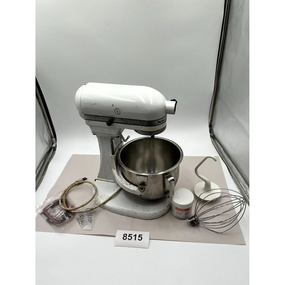 Vintage KitchenAid Hobart K5-A Electric Standalone Mixer 5qt‎ White 300W