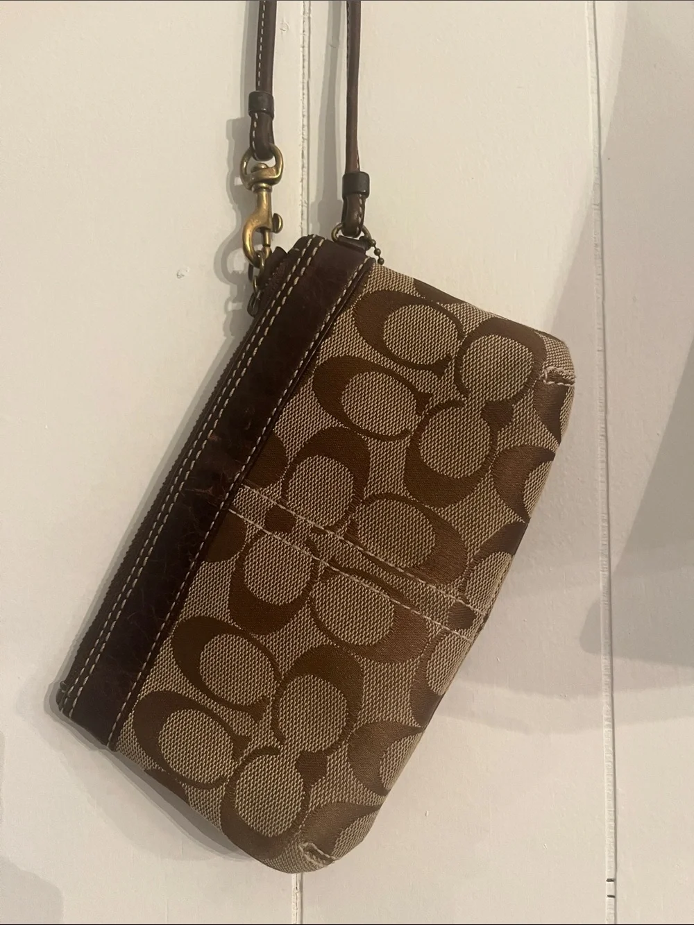 Coach wristlet signature
