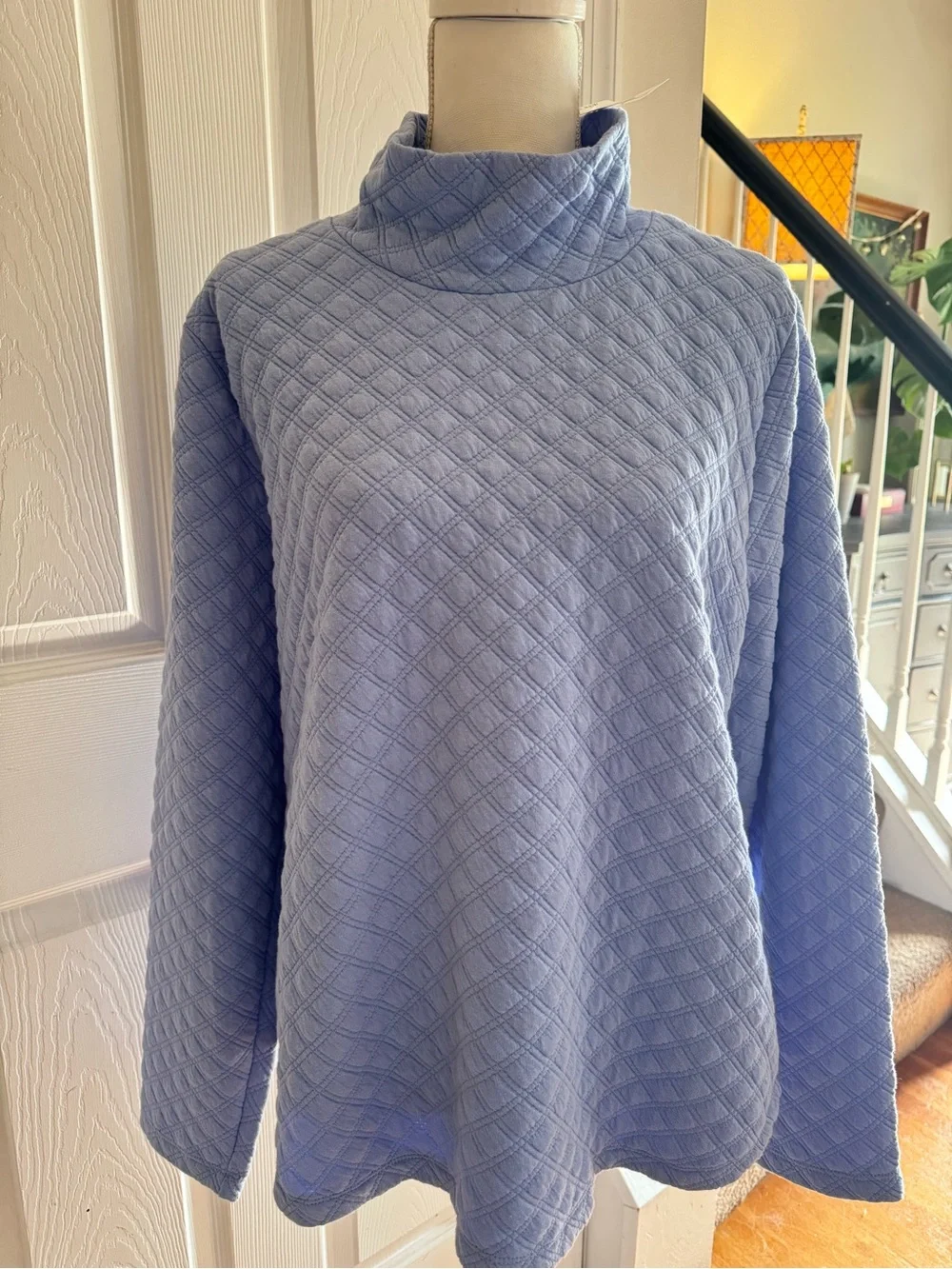 J. Crew quilted knit