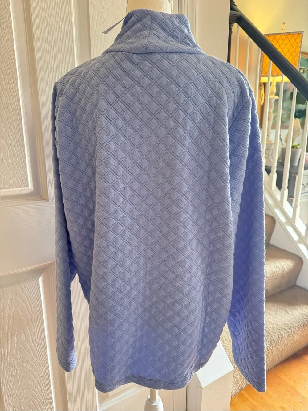 J. Crew quilted knit