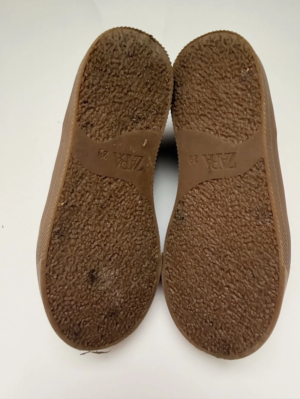 Zara suede upper
