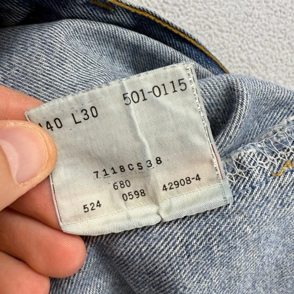 Levis some distressing