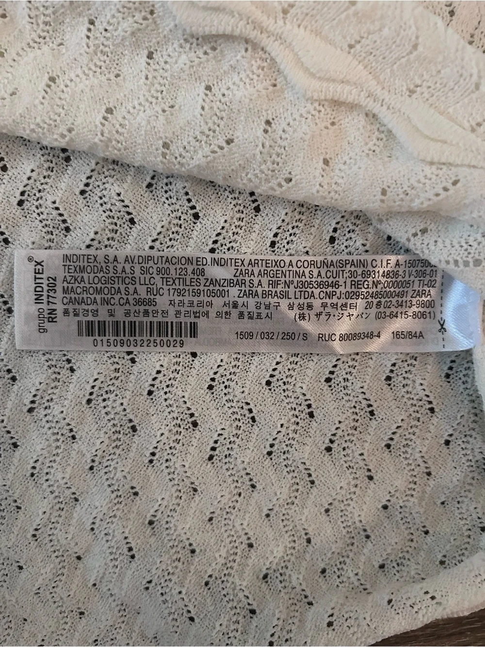 Zara ivory long