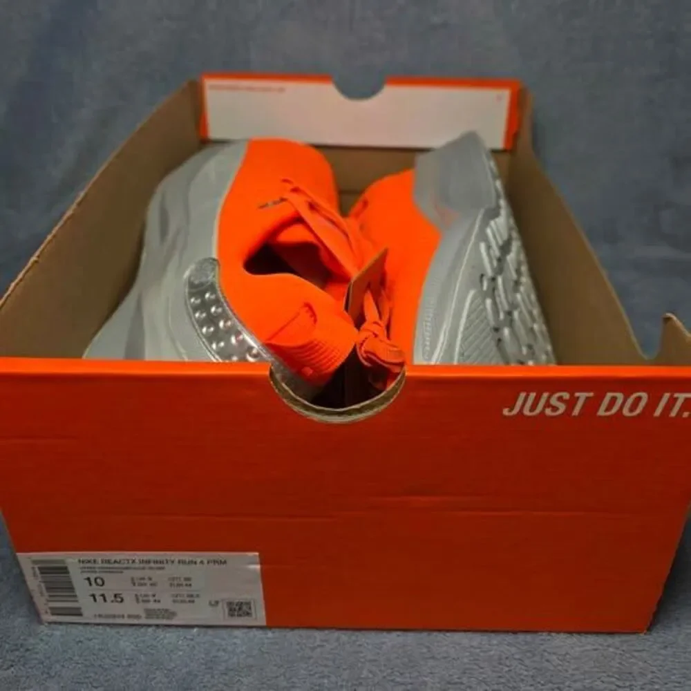 Nike ReactX Infinity Run 4 PRM Hyper Crimson Mens 10 Womens 11.5