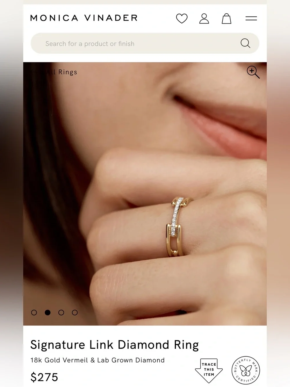 MONICA VINADER 18k gold