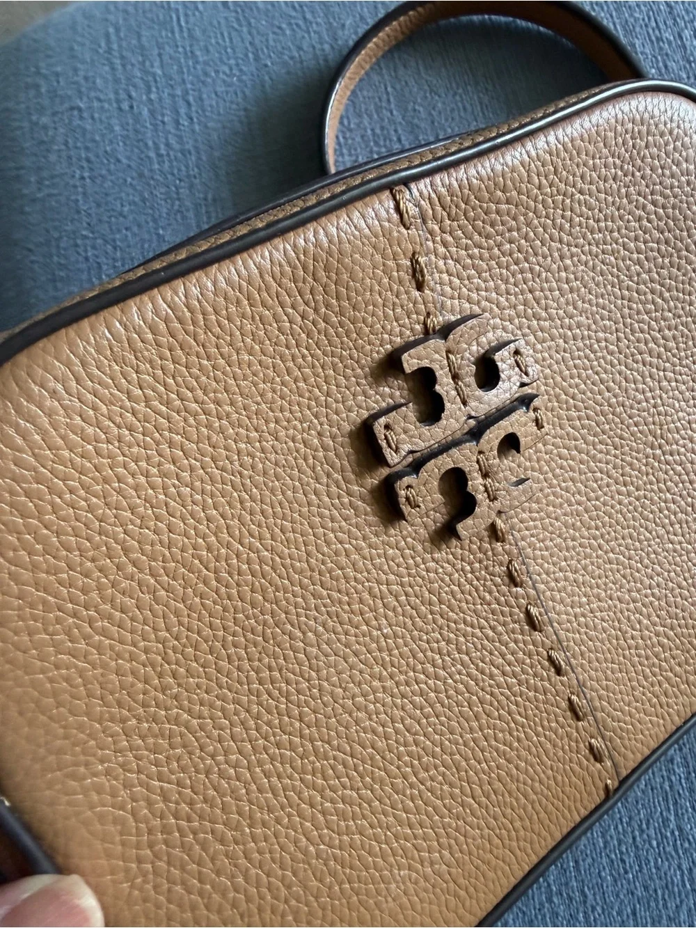 Tory Burch pebbled leather