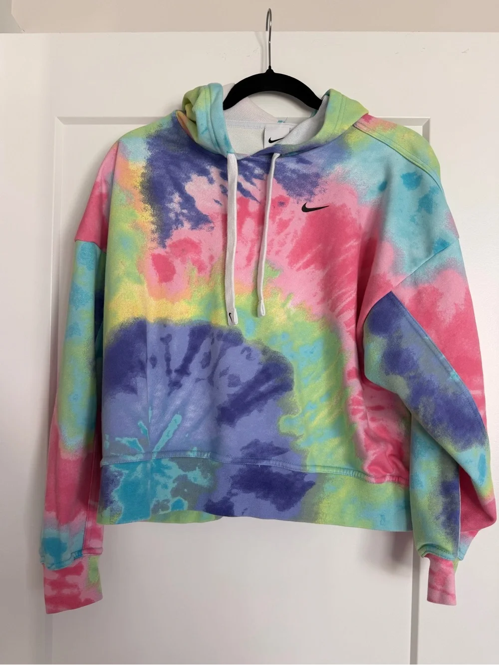 Nike Multicolor Tie-Dye Crewneck Hoodie