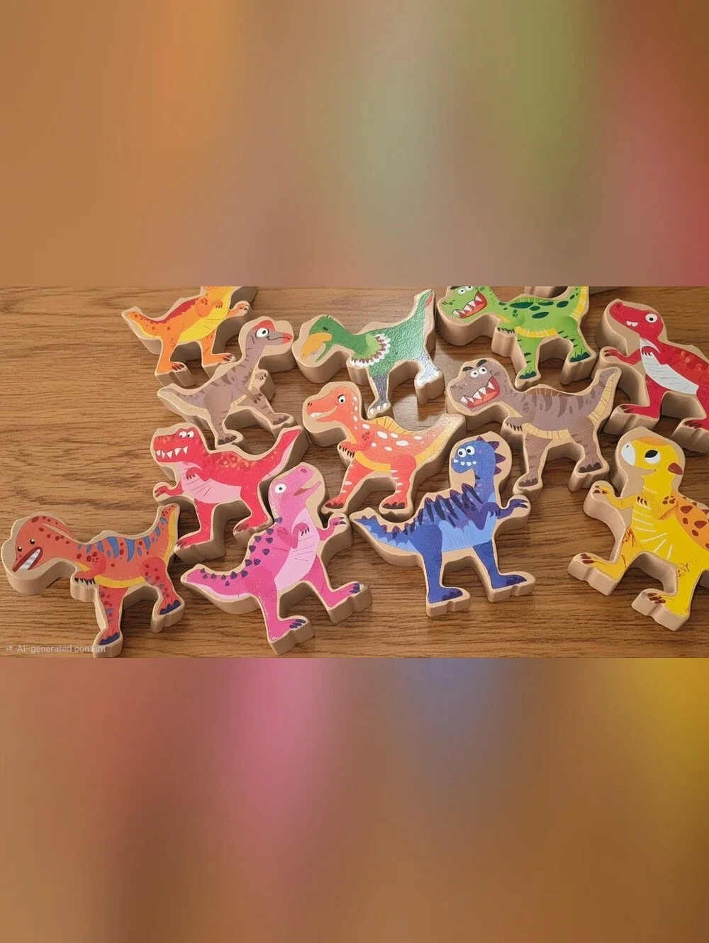 Lakeshore dinosaur stacking