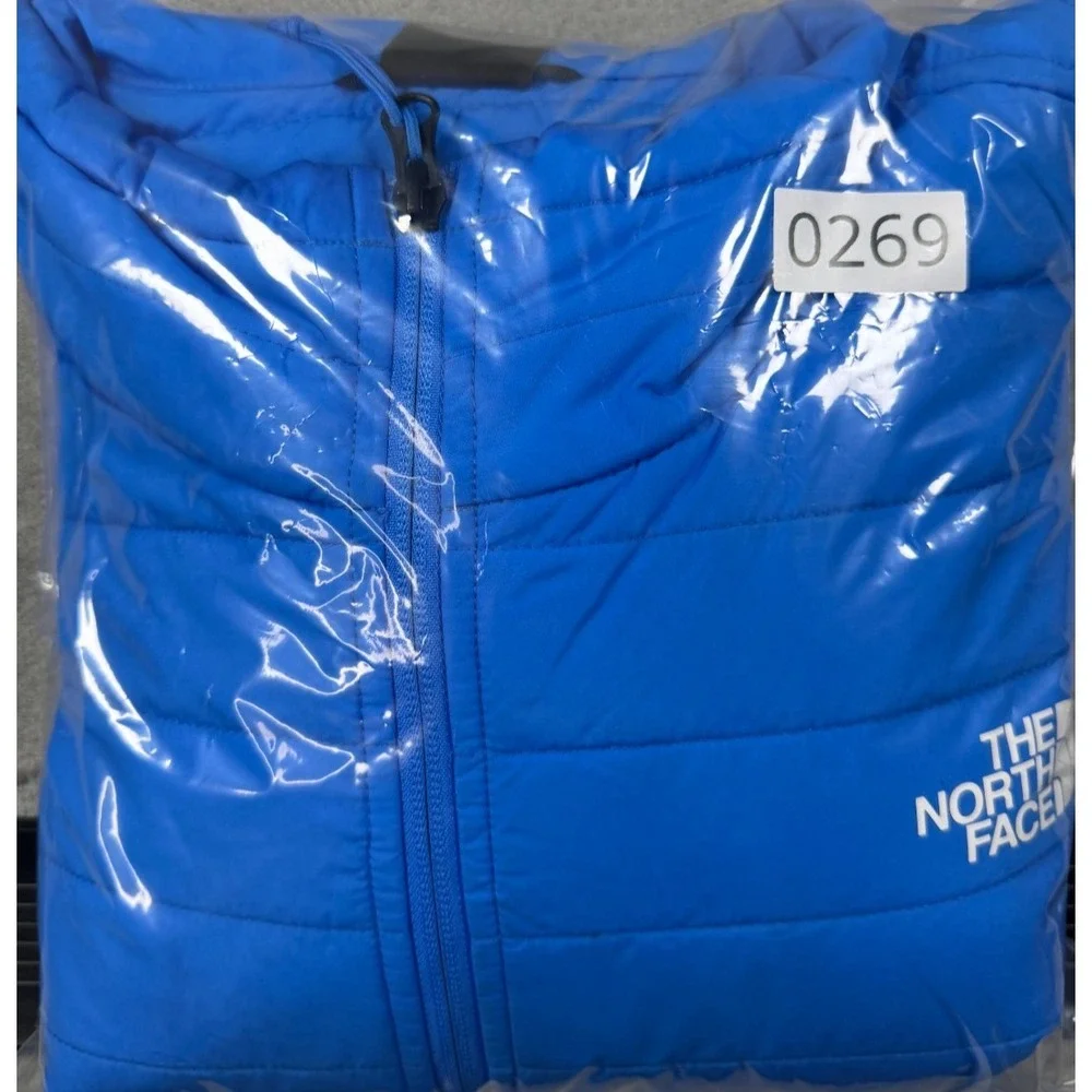The North Face quilted surface