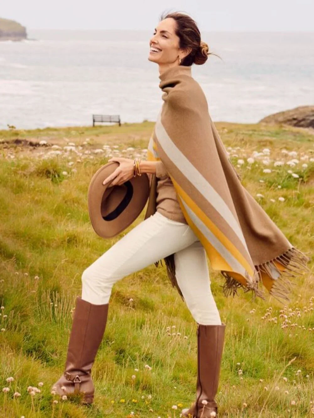 Talbots tan yellow