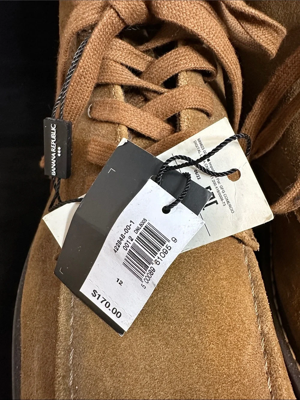 Banana Republic Factory tan suede