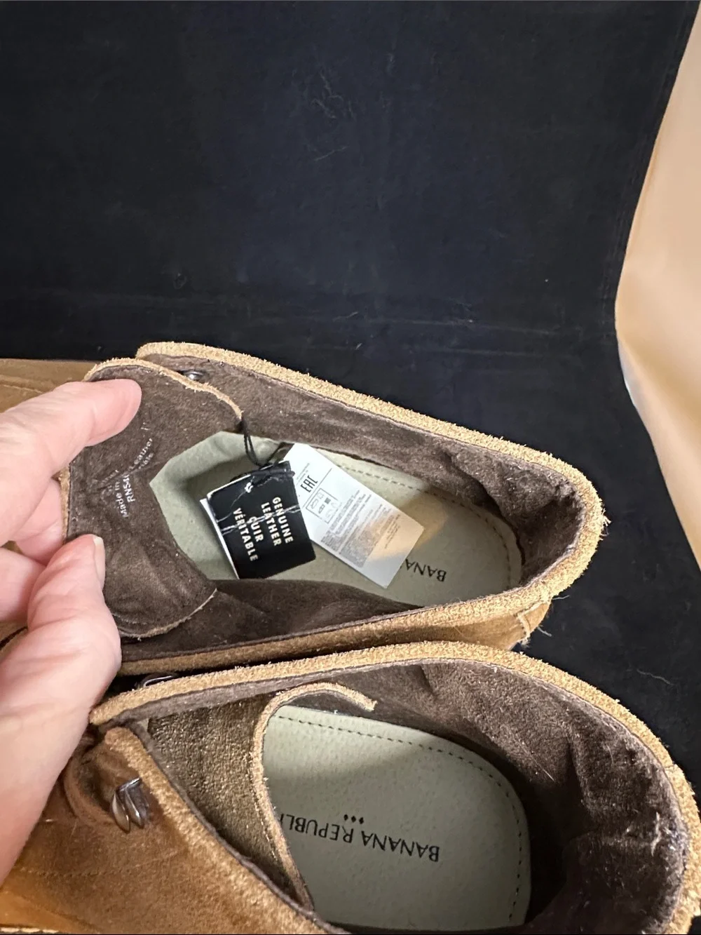 Banana Republic Factory tan suede