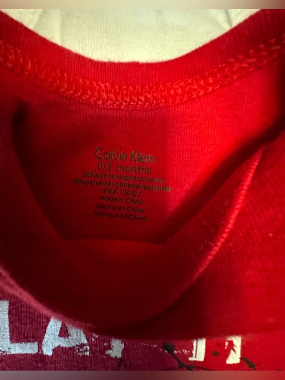 carters®& Calvin Klein red patterns pie