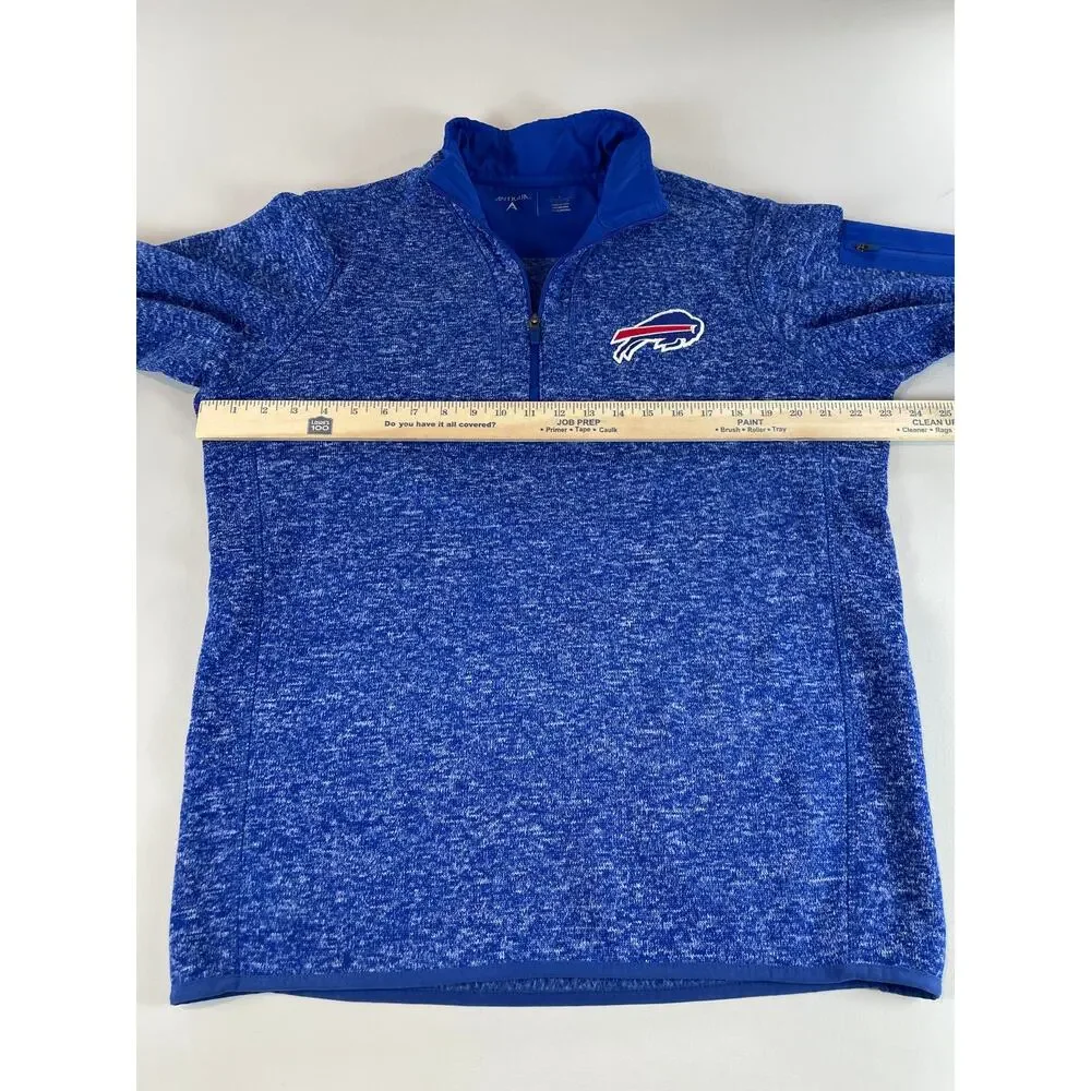 Antigua blue quarter‑zip
