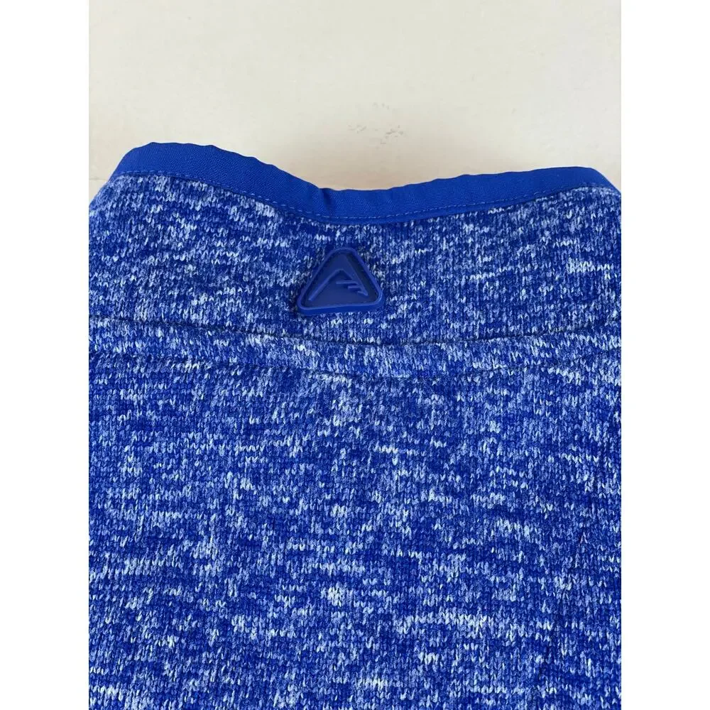 Antigua blue quarter‑zip