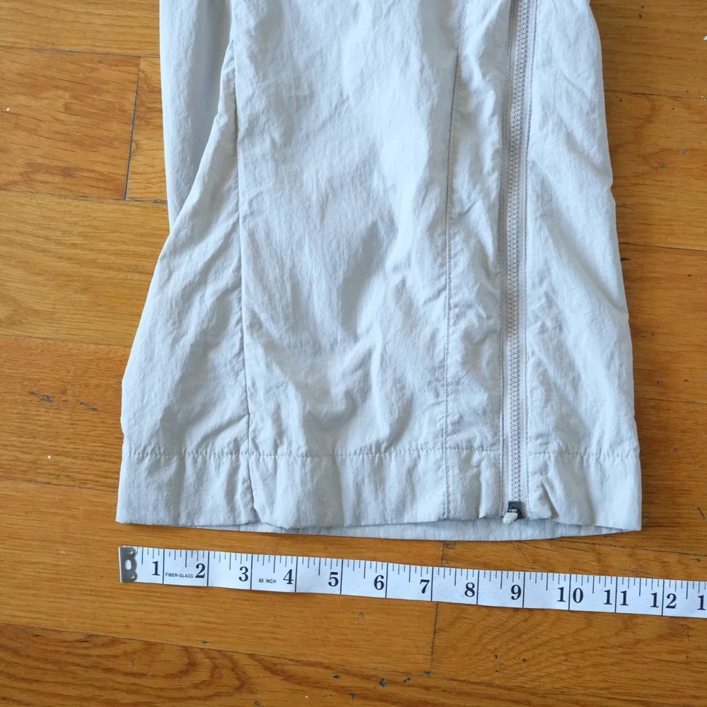 Nike Sportswear Trousers Gray Crinkled Nylon Water Repellent Pants Size L Sporty