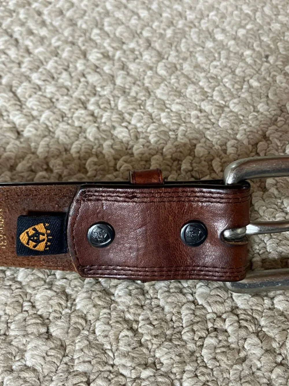 Ariat triple stitch