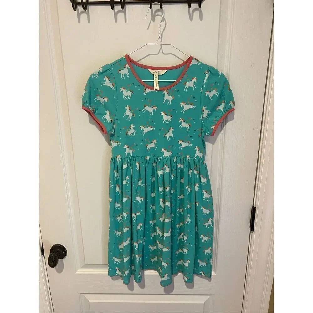 New Girls Matilda Jane Wonderment Unicorn Daydream Dress size 12