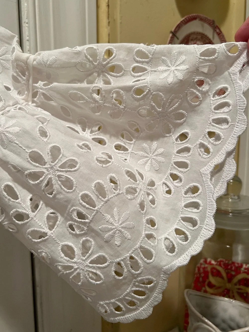 J. Crew white eyelet
