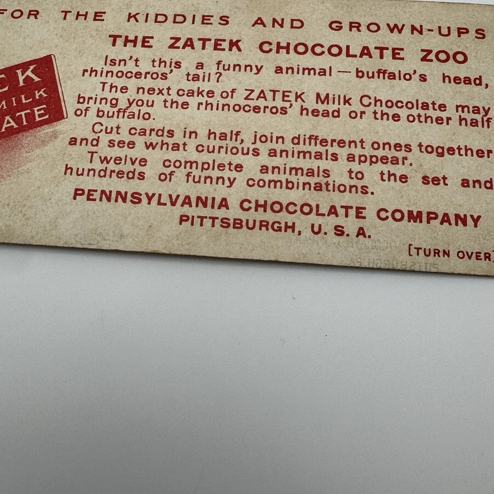 Pennsylvania Chocolate Company postcard normal