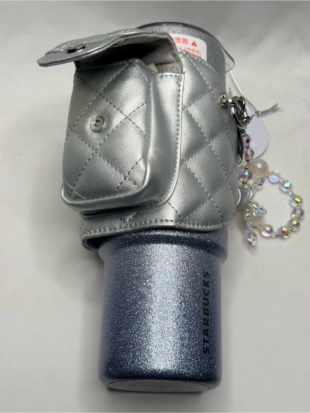 Starbucks silver glitter