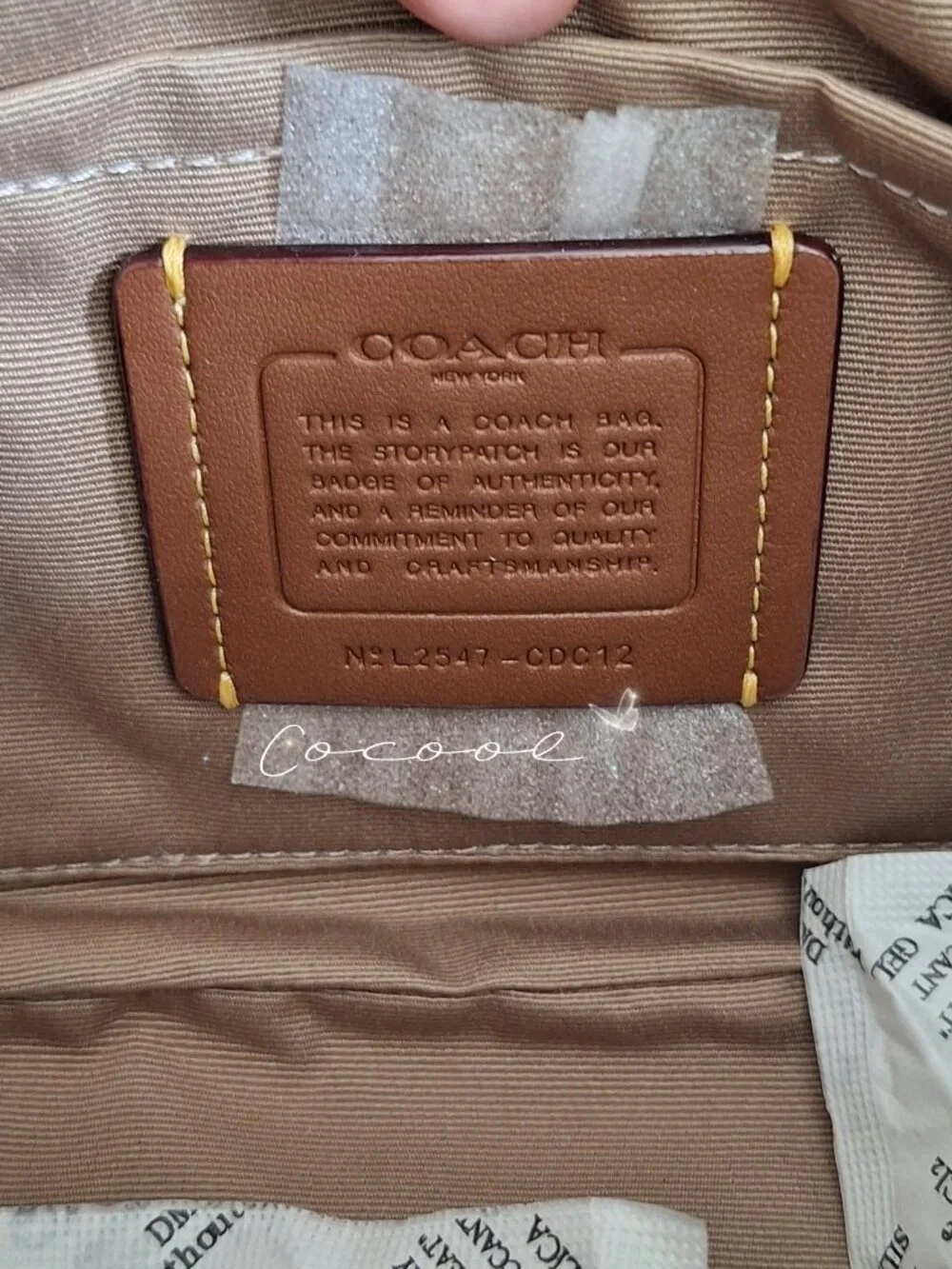Coach nwt ashton