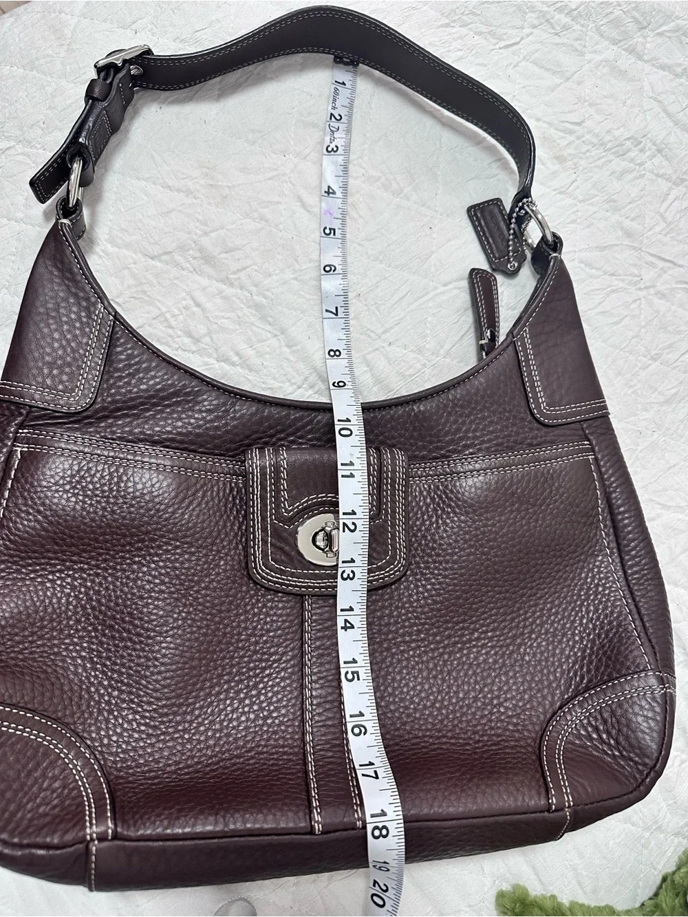 Coach luxurious pebbled