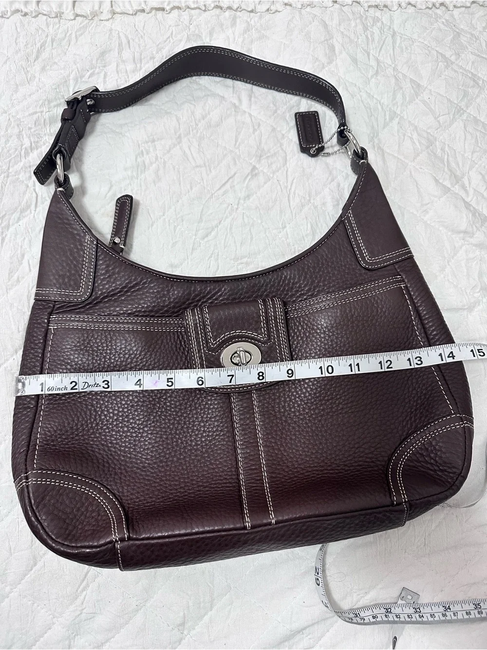 Coach luxurious pebbled