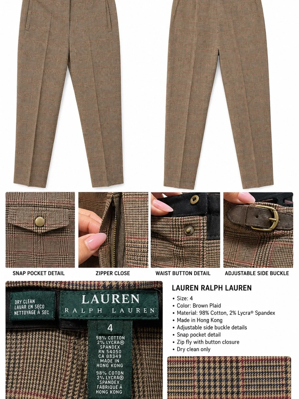 Lauren Ralph Lauren tailored chinos
