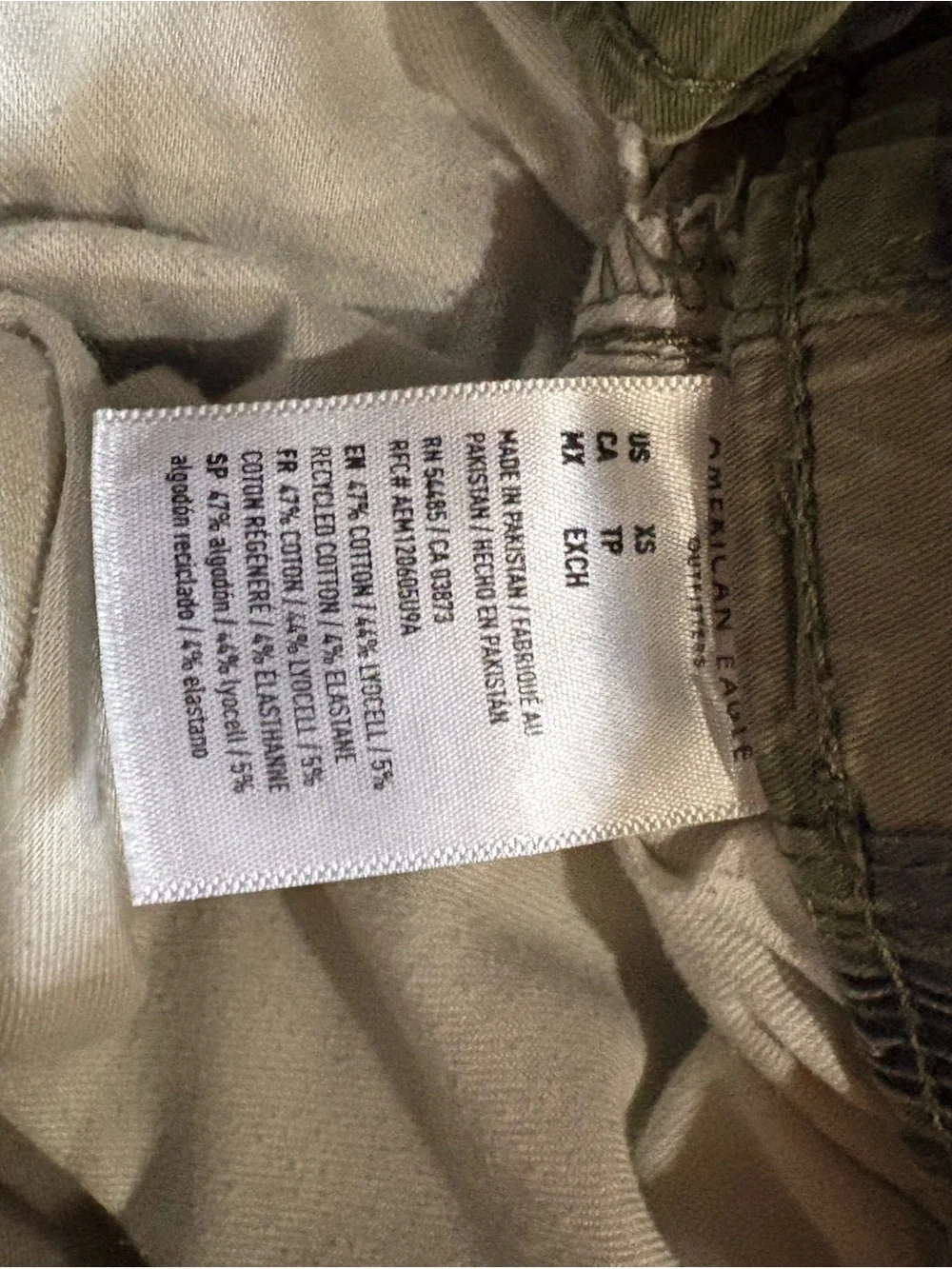American Eagle Outfitters Men's Camo Cargo Shorts - Olive Green