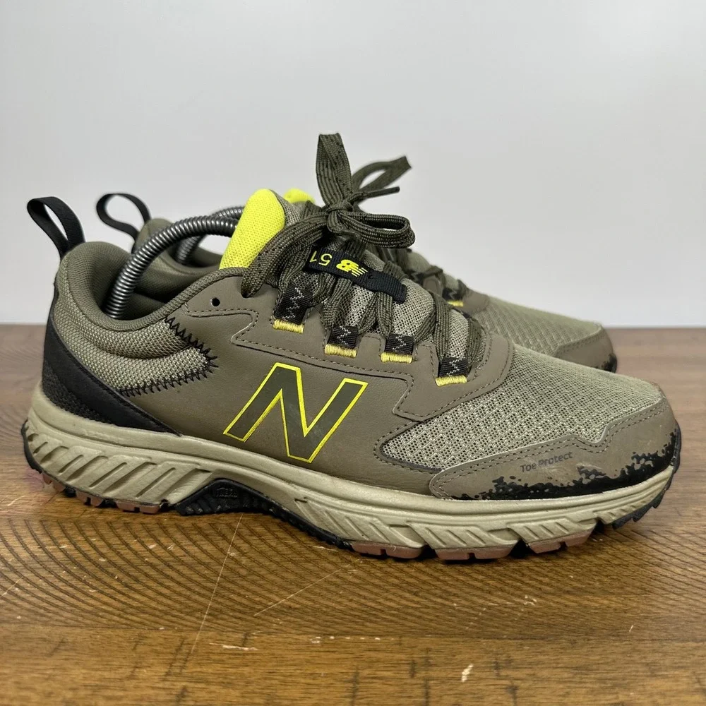 New Balance Shoes Mens 10 Green 510 v5 Trail Running Hiking Outdoor MT510CC5